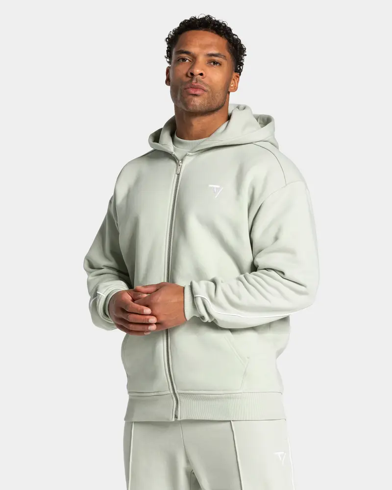 Contrastline Zip Jacke "Pistachio"