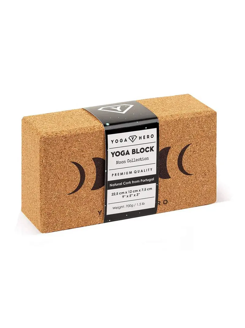 Cork Yoga Block Moon