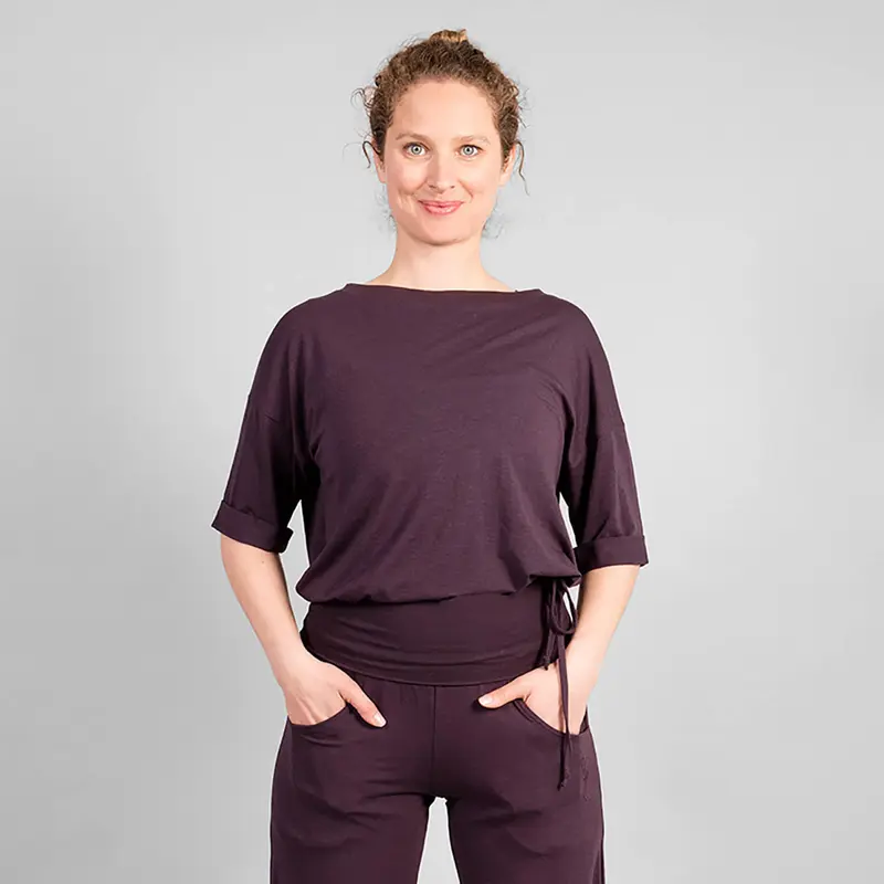 Cosma Relax fit Shirt - Dark Purple