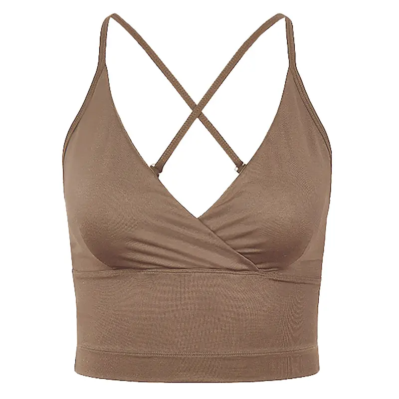Crop-Top Pari - cinnamon
