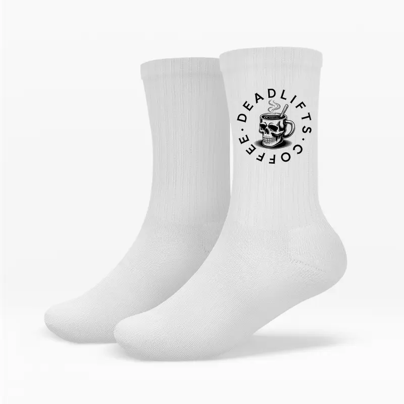 DEADLIFTS & COFFEE CREW SOCKEN