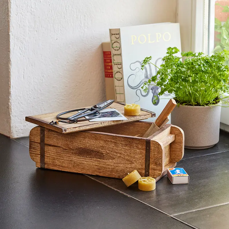 Dekorative Ziegelform – Handgefertigtes Holz-Unikat