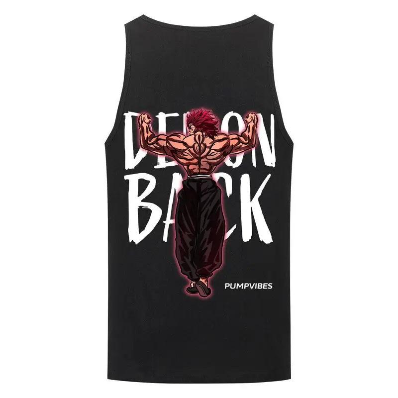 DEMON BACK HERREN TANK TOP (BACKPRINT)