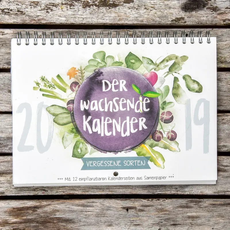 Der wachsende Kalender "Vergessene Sorten"
