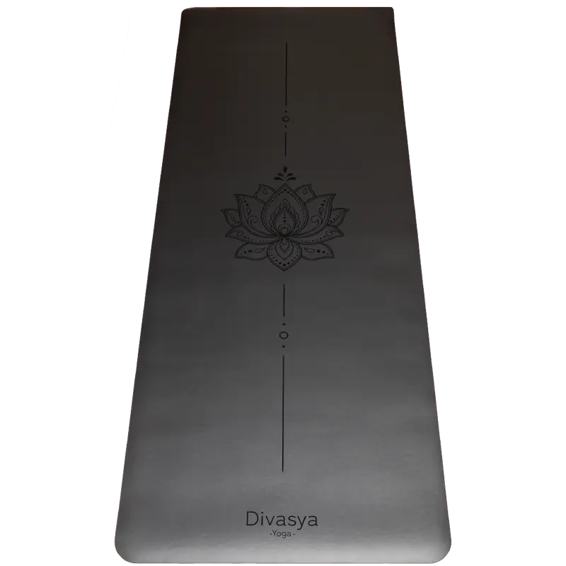 DIVASYA Premium-Yogamatte "Japanischer Grip" mit Naturkautschuk