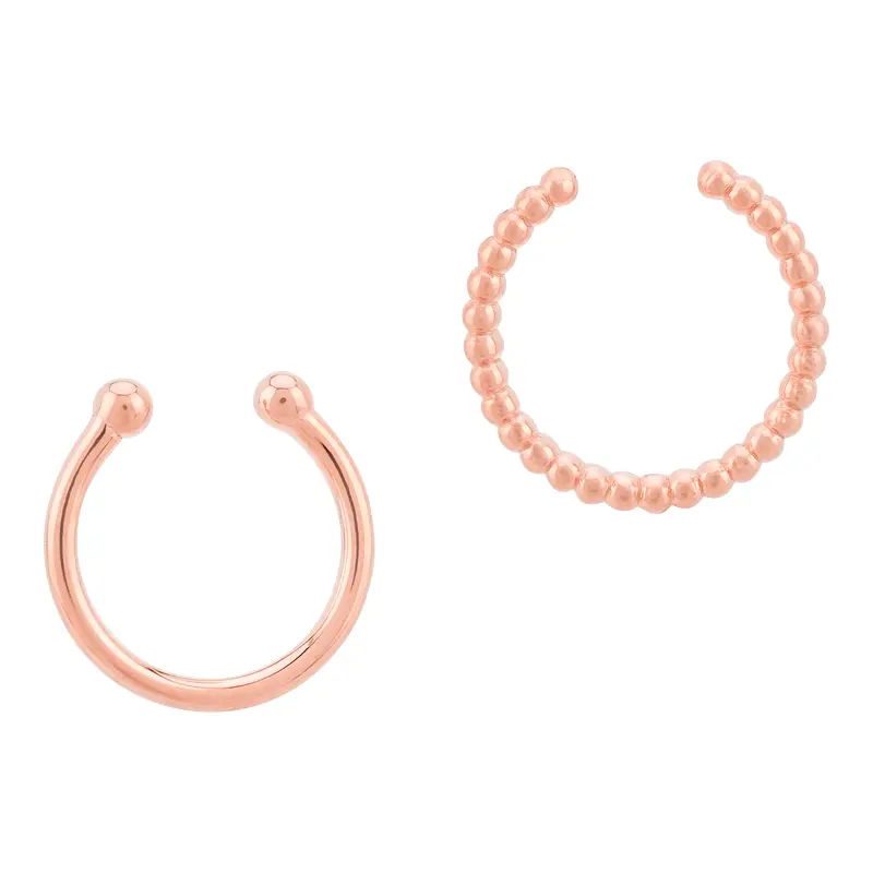 Ear Cuff Doppel, Roségold