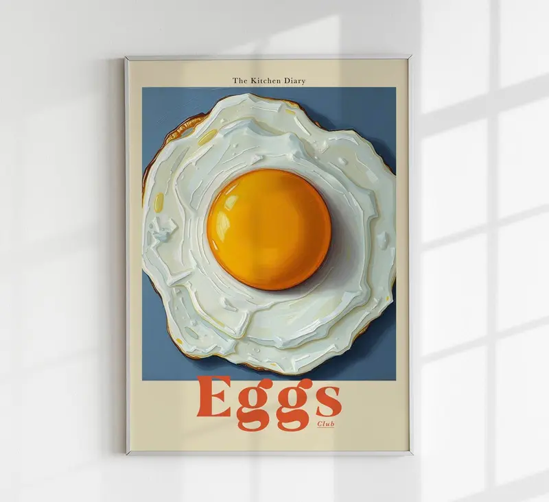 Eggs Club The Kitchen Diary – Hochwertiges Notizbuch aus Recyclingpapier