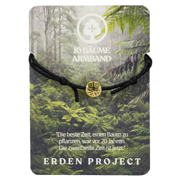 Erden Projekt Armband "10 Bäume"