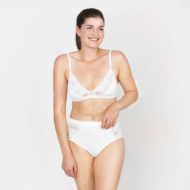 erlich textil Bralette mit Spitze "Clara"