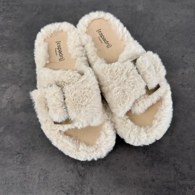 Espadrij l´originale Hausschuh "CLAQUETTE FUZZY ONE"