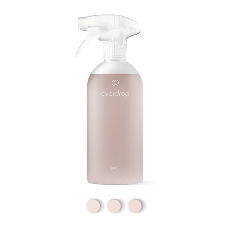 everdrop "Badreiniger Set" Sprühflasche + 3 Tabs