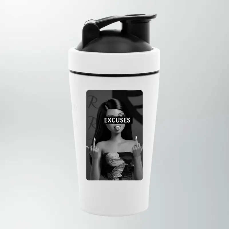 EXCUSES EDELSTAHL SHAKER