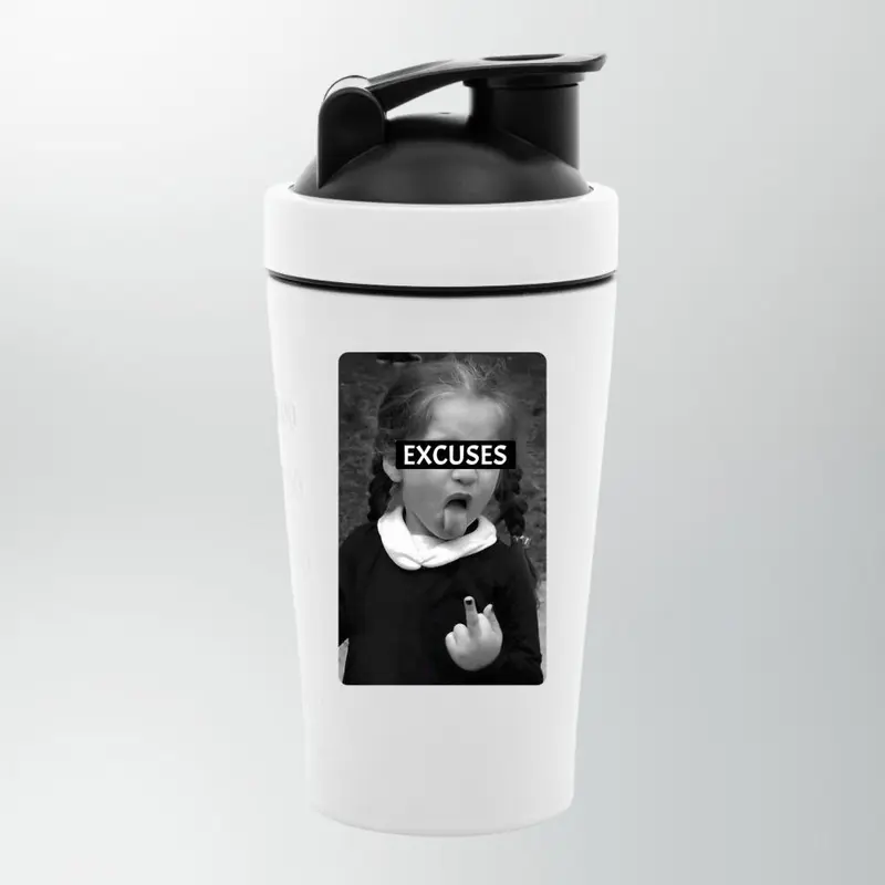 EXCUSES EDELSTAHL SHAKER