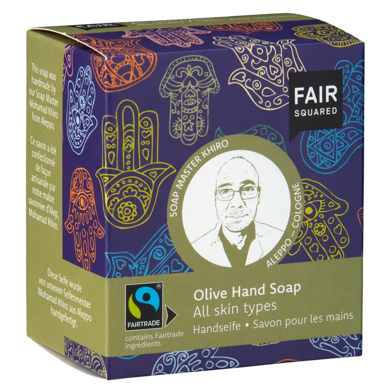 FAIR SQUARED Handsoap Olive 2 x 80 g