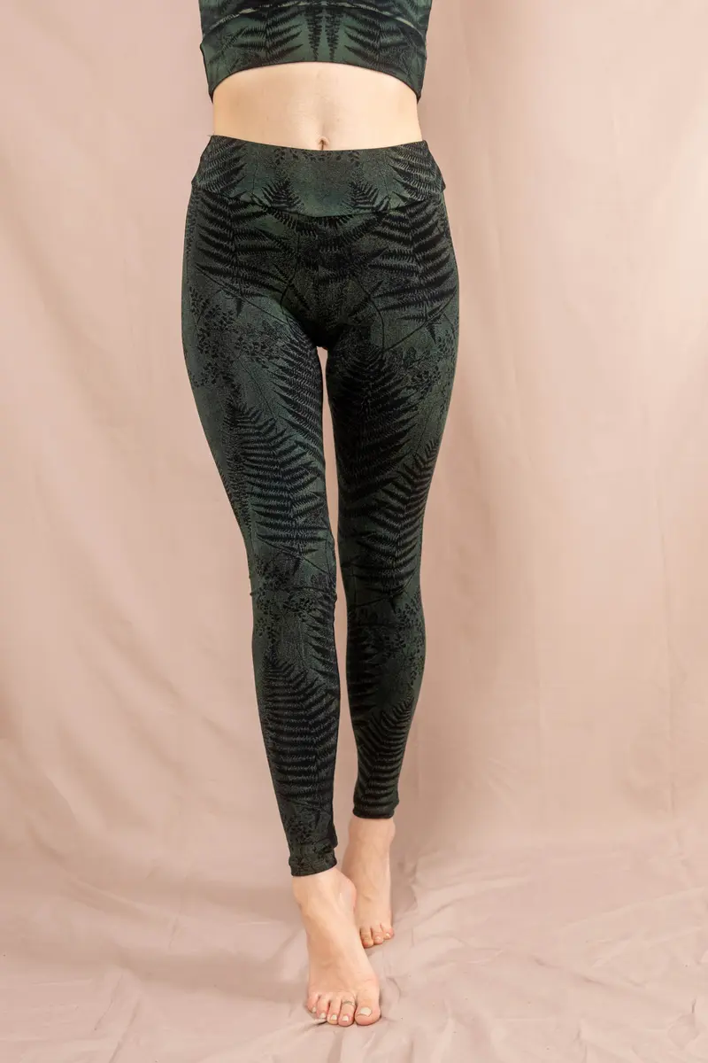 Farn Leggins ~ Blau