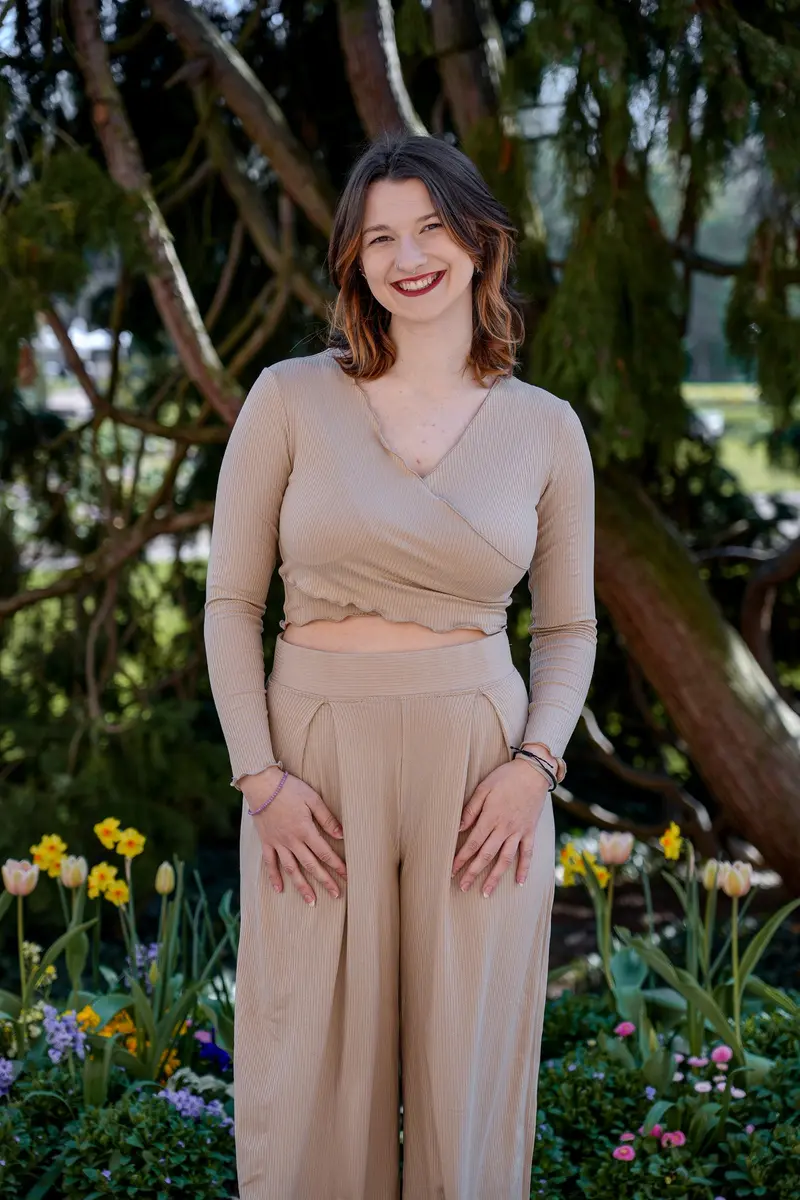 Farrah Crop-Pulli Warm Sand – TENCEL™ Modal mit Rüschen