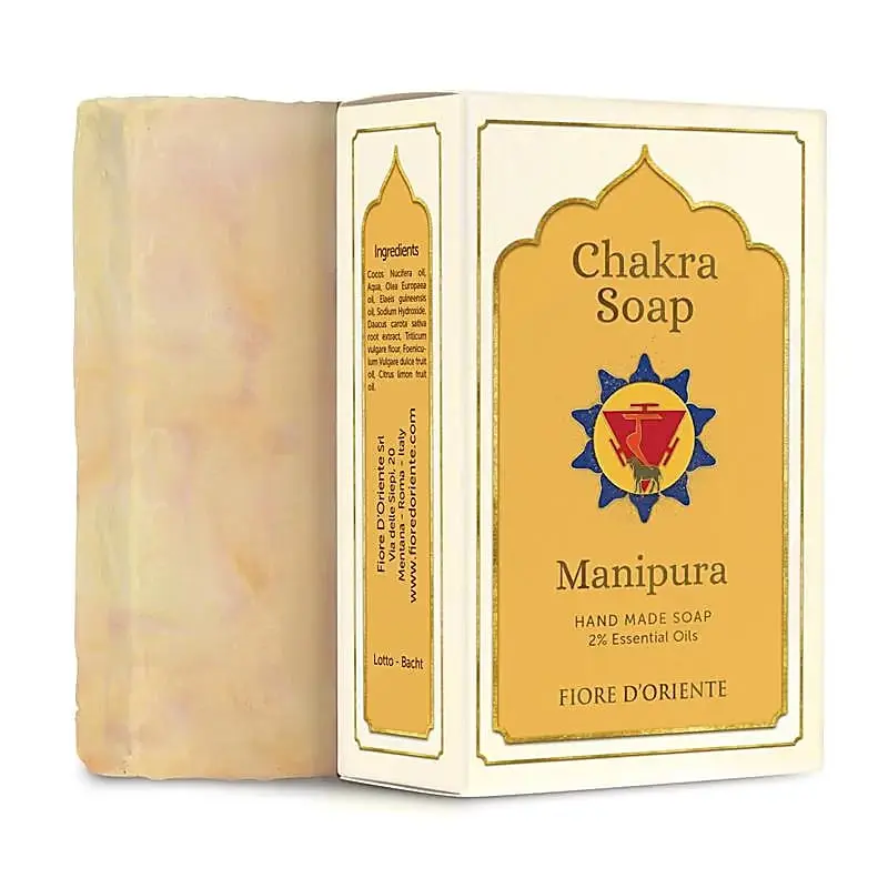 Fiore d’Oriente Chakra Seife Manipura – 3. Chakra – Vanille & Kardamom – 70 g