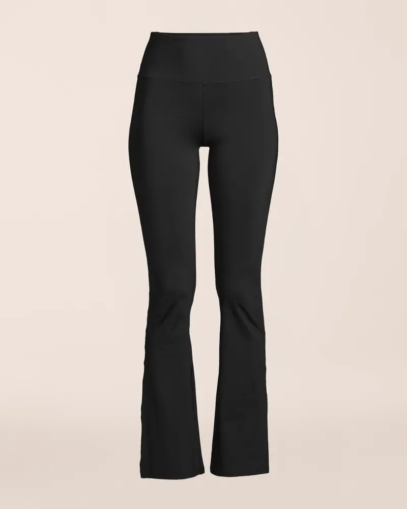 Flare High Waist Pant - Black