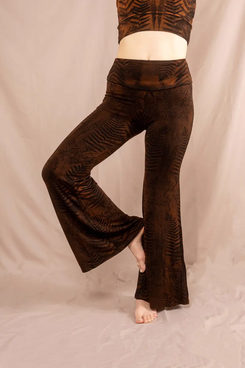 Flared Leggins ~ Farn ~ Rost