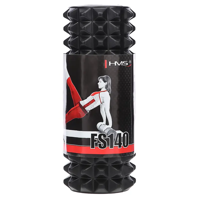 FS140 SCHWARZ 33 CM FITNESSROLLE / MASSAGEROLLE HMS