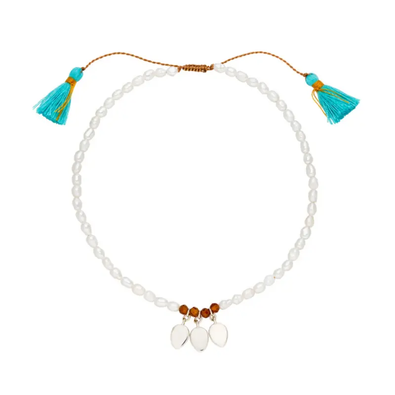 Fußkette „Tears" Silber
