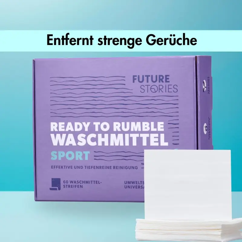 FUTURE STORIES Waschmittelstreifen "1. Gen. Sport" 60 Streifen