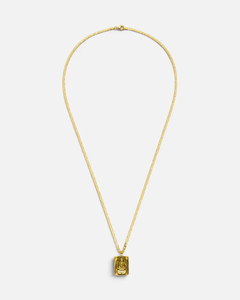 Ganesha Kette Amulett Optimist - Gold