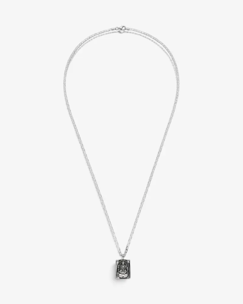 Ganesha Kette Amulett Optimist - Silber