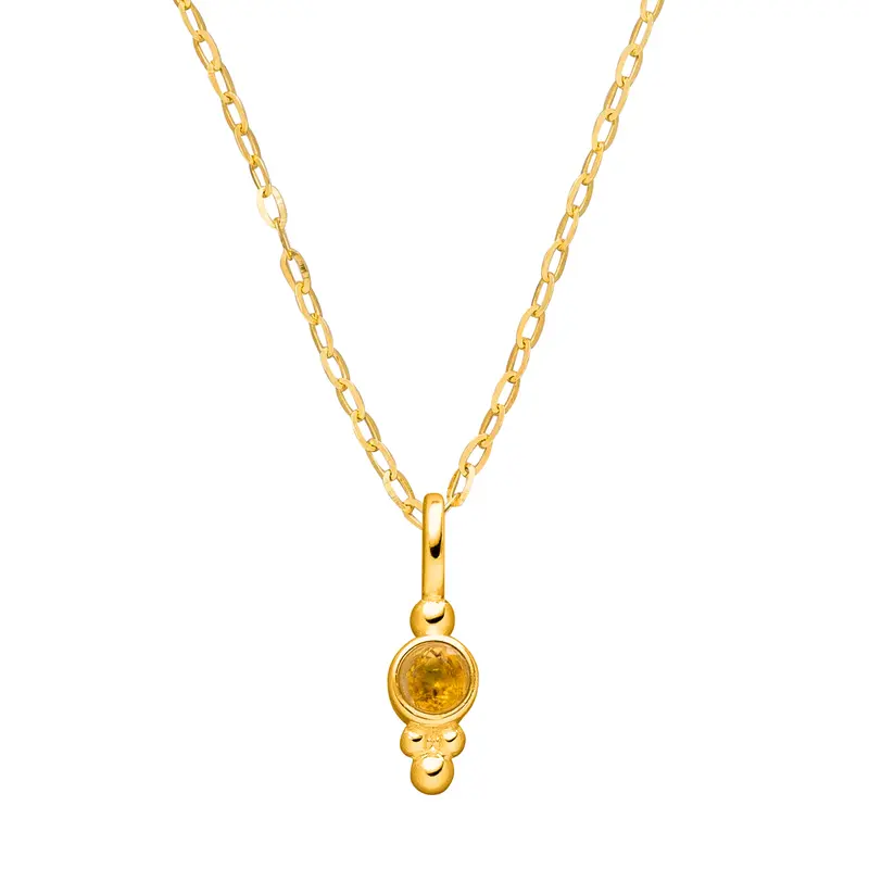 Geburtsstein Kette November Citrin
