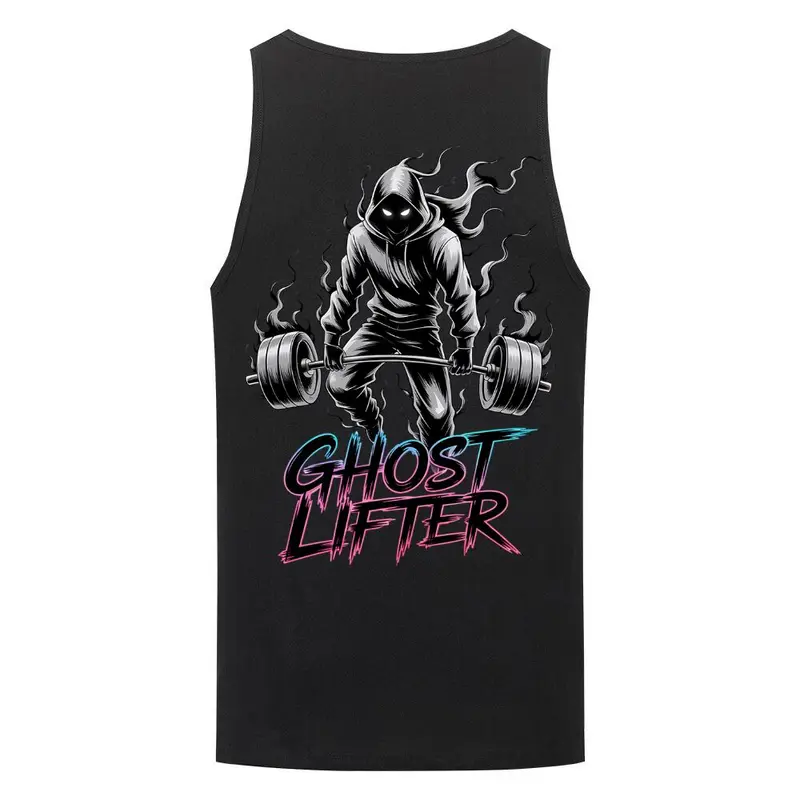 GHOST LIFTER HERREN TANK TOP (BACKPRINT)