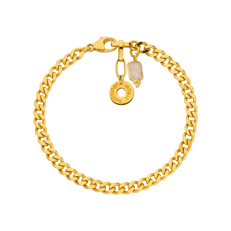 Gliederarmband Chunky Gold