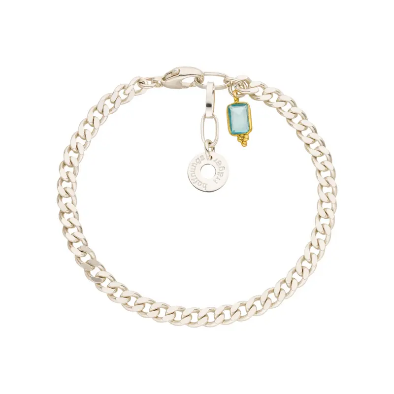 Gliederarmband Chunky Silber