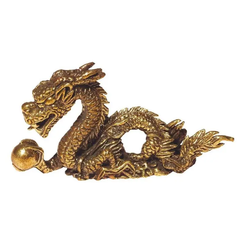 Glücksdrache mit Kugel