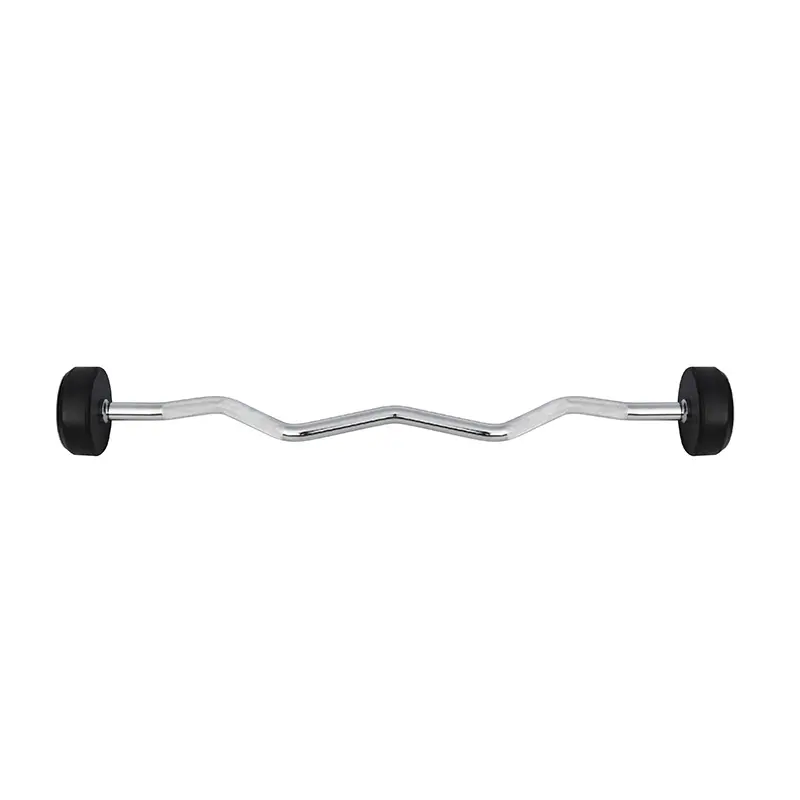 GSL-15 CURLHANTEL / CURLSTANGE MIT GUMMIBESCHICHTUNG 15 KG HMS