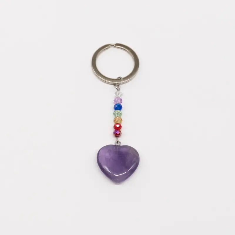 Guiding Light Chakra Schlüsselanhänger - Amethyst