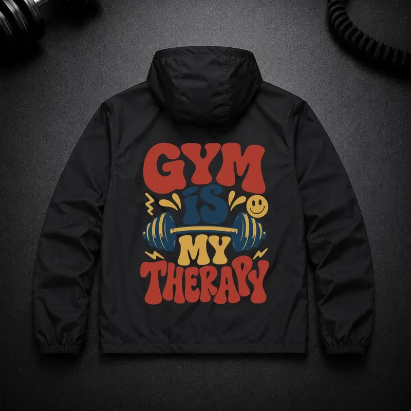 GYM IS MY THERAPY PERFOMANCE JACKET