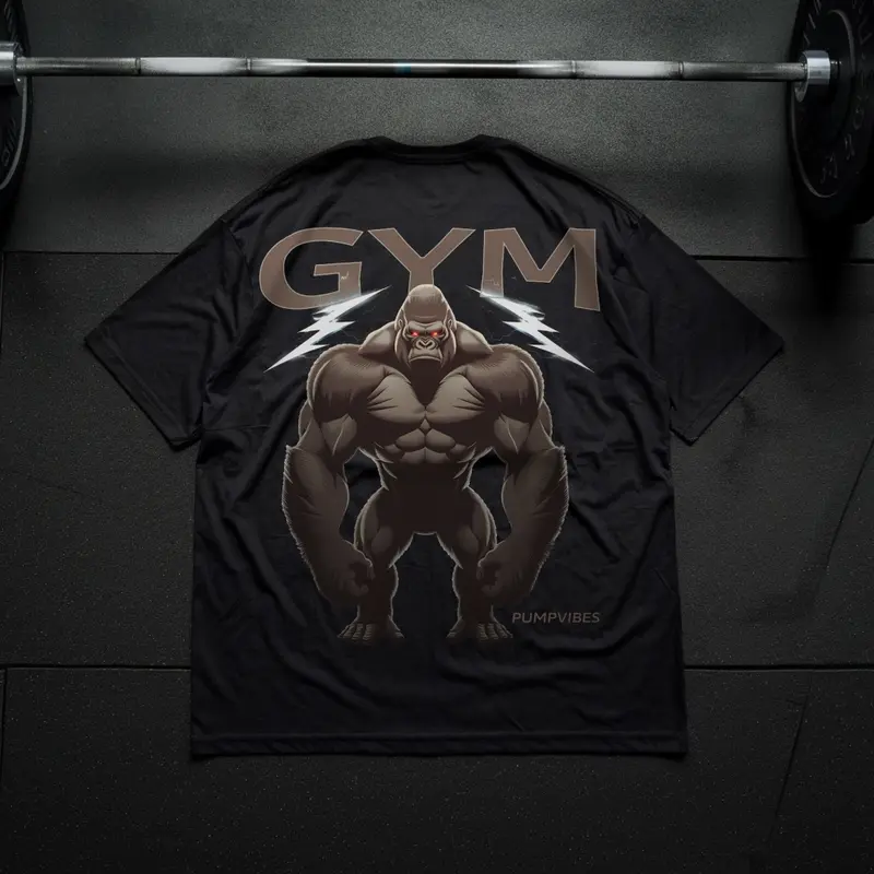 GYM OVERSIZE SHIRT (BACKPRINT)