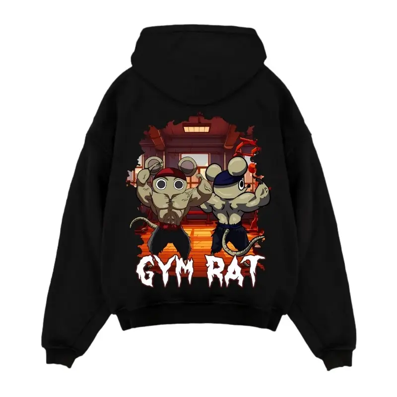 GYM RAT OVERSIZE HOODIE
