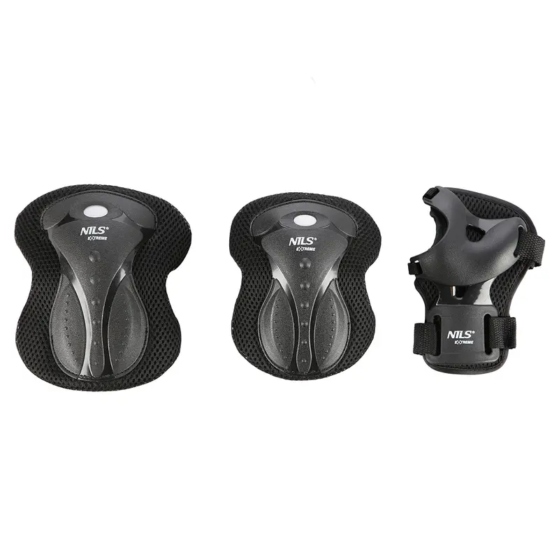 H8334 SCHWARZ GRÖßE L SET MIT SCHÜTZERN NILS EXTREME