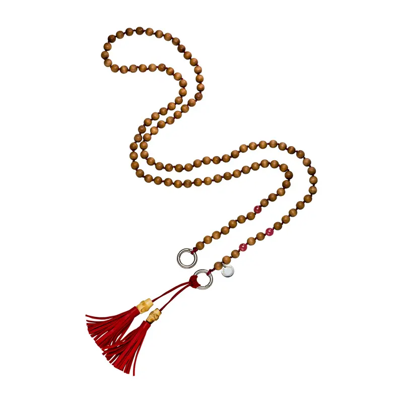 Handy-Mala Sandelholz & pinker Achat