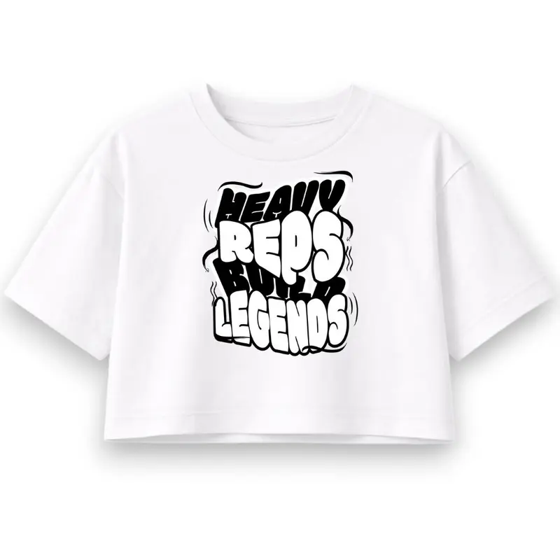 HEAVY REPS OVERSIZE CROP TOP
