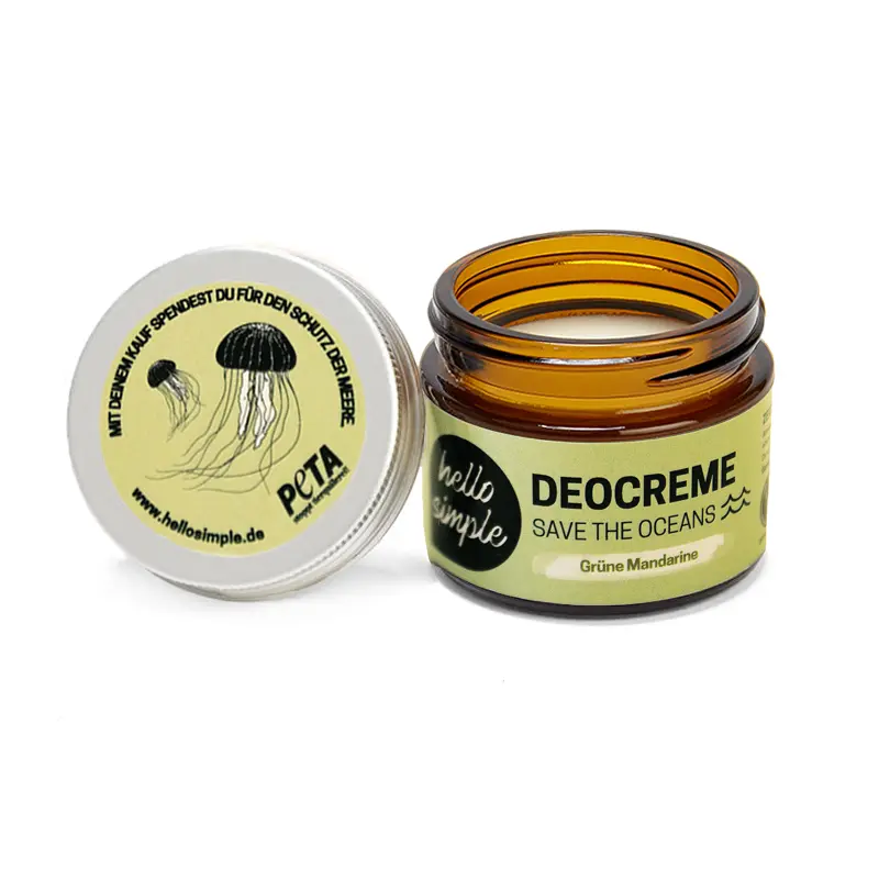 hello simple Deocreme "Save The Oceans" Grüne Mandarine