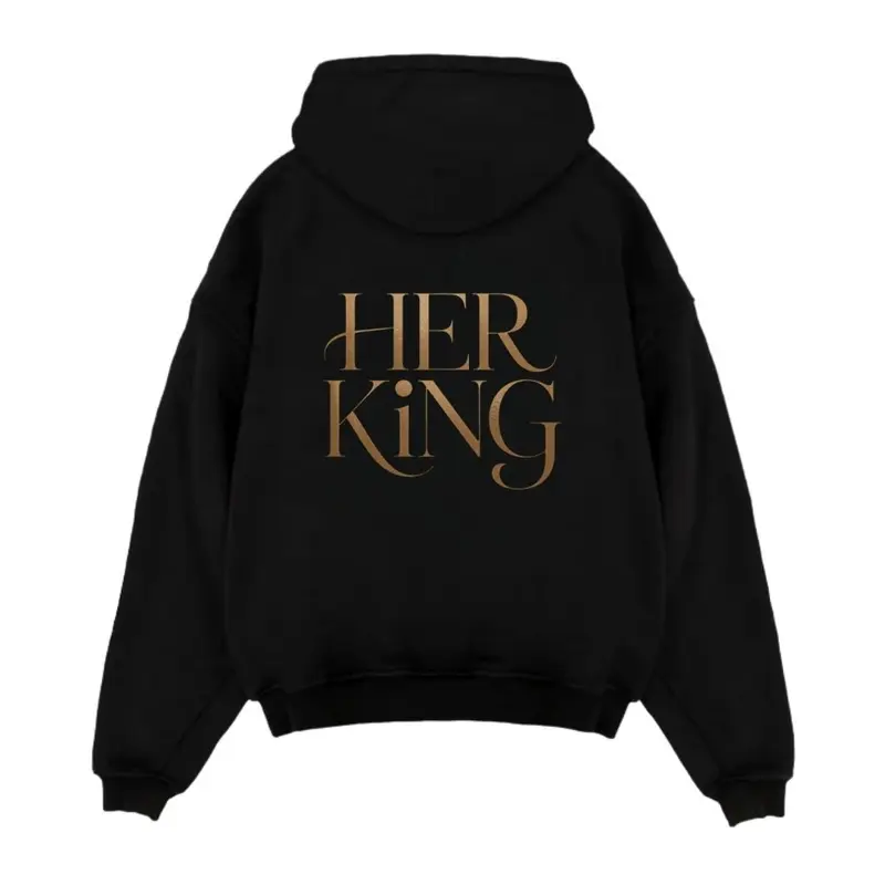 HER KING OVERSIZE HOODIE