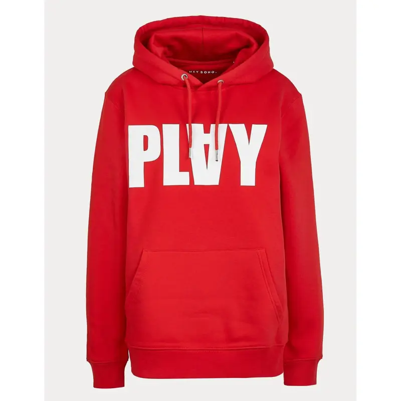 hey soho Hoodie "Play" rot