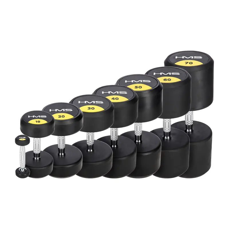 HG PRO 2 KG RUNDHANTEL MIT GUMMIUMMANTELUNG HMS