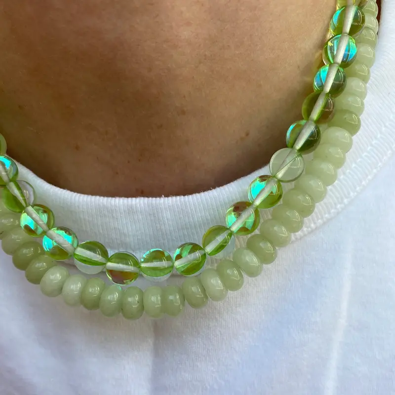 Hola Amor Estudios "Bubble Necklace Green"