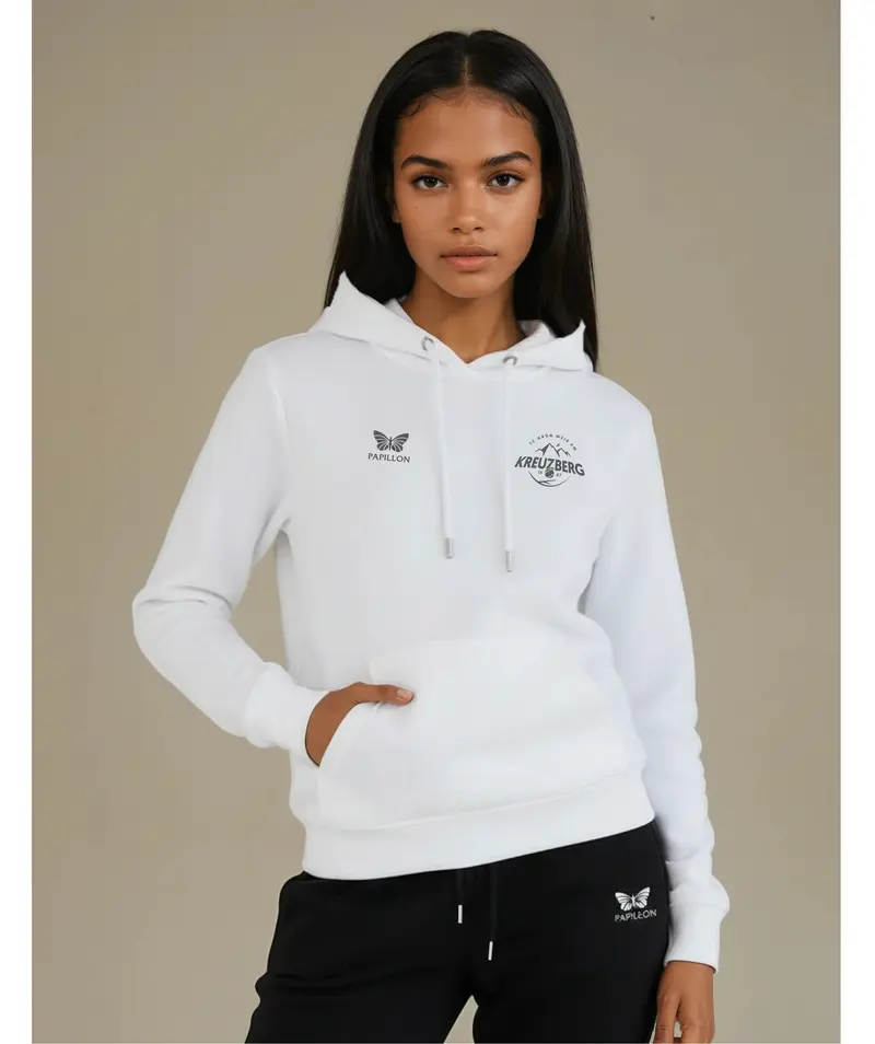 HOODIE DAMEN, WEIß
