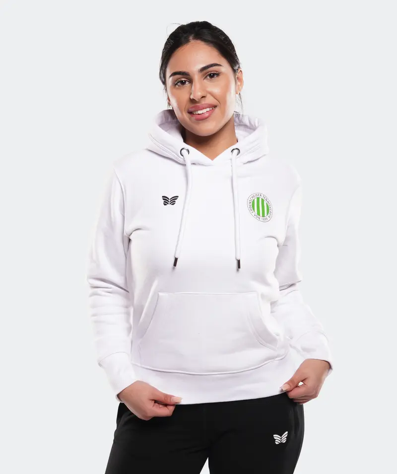 HOODIE DAMEN, WEIß