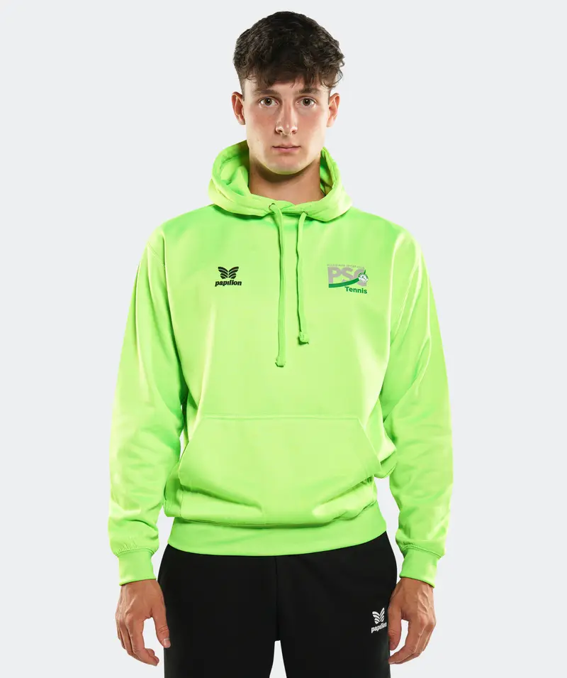 HOODIE HERREN, NEON-GRÜN