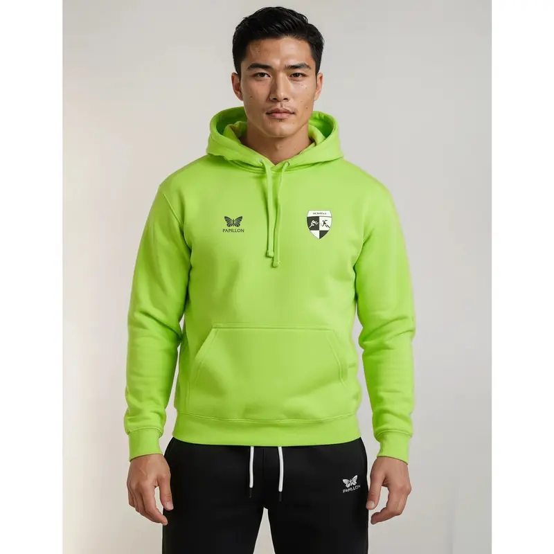 HOODIE HERREN, NEON-GRÜN